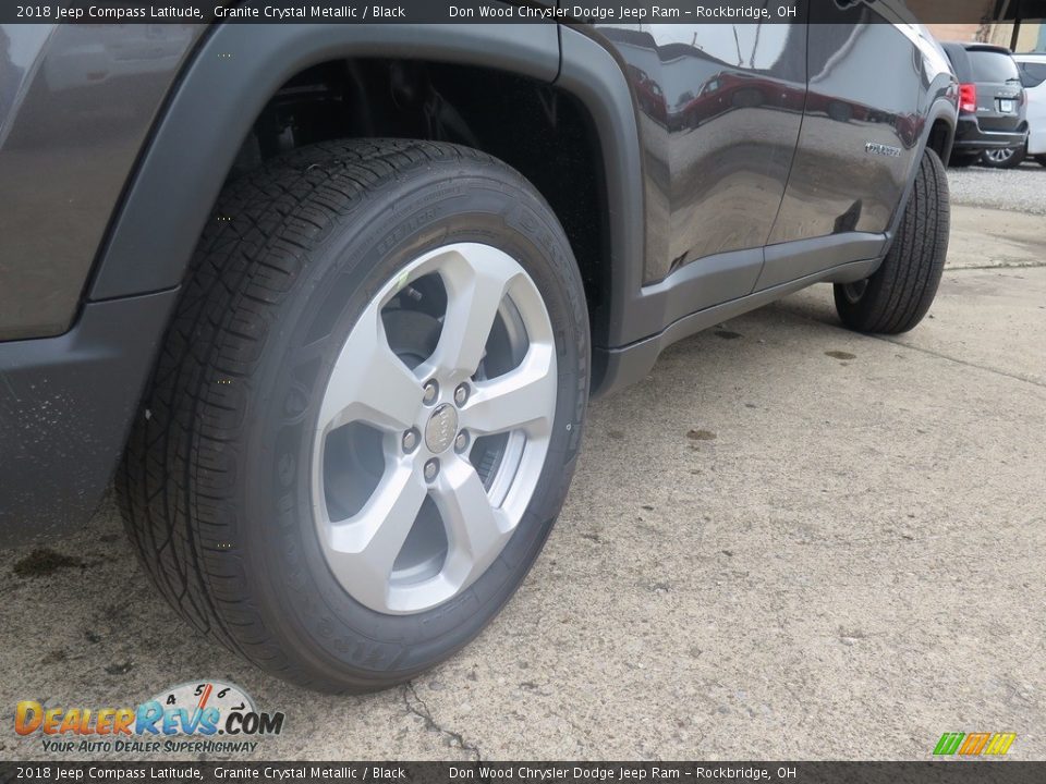 2018 Jeep Compass Latitude Granite Crystal Metallic / Black Photo #15