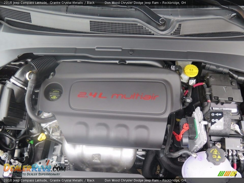 2018 Jeep Compass Latitude Granite Crystal Metallic / Black Photo #18