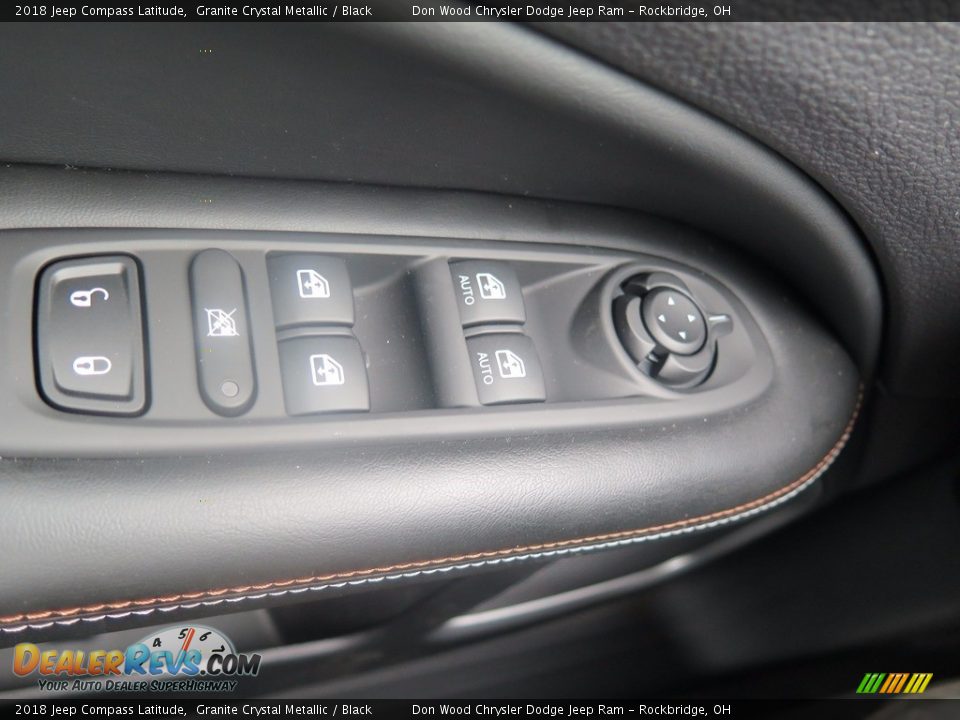 2018 Jeep Compass Latitude Granite Crystal Metallic / Black Photo #23