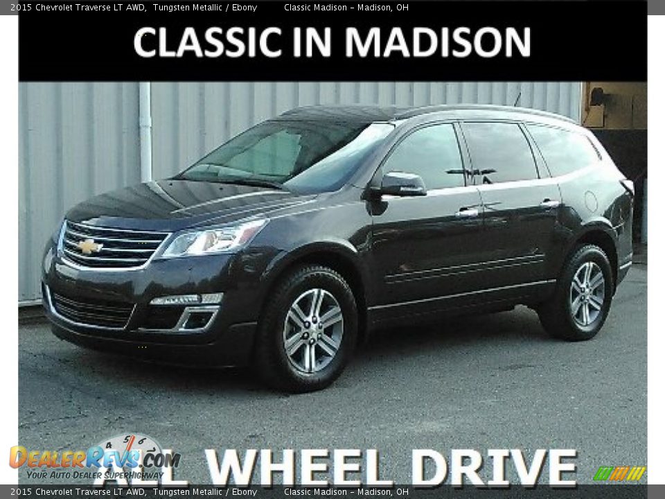 2015 Chevrolet Traverse LT AWD Tungsten Metallic / Ebony Photo #1