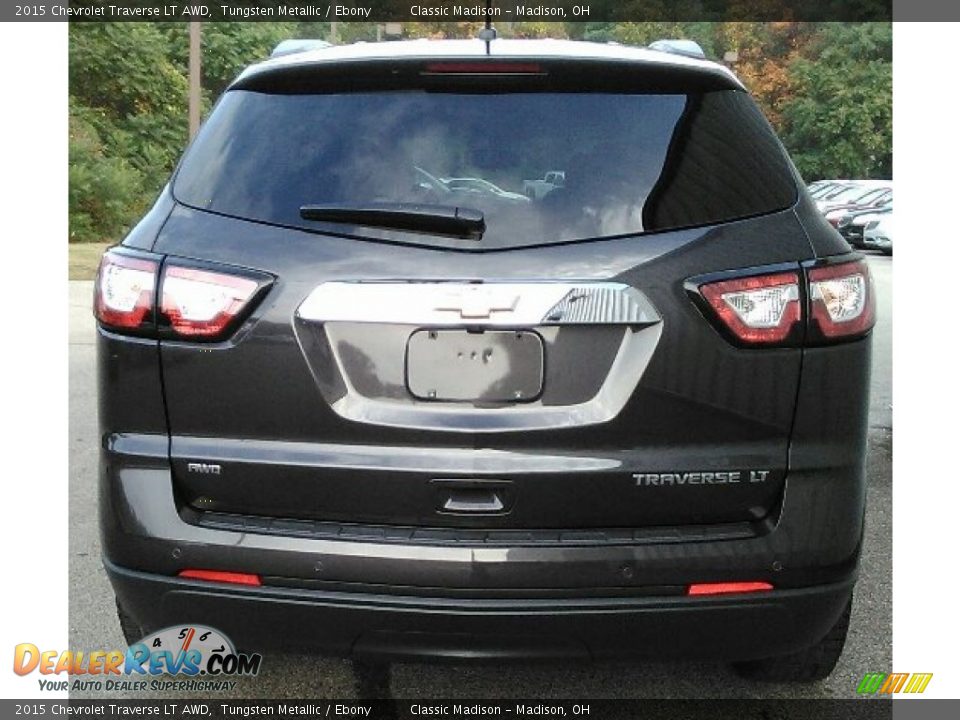 2015 Chevrolet Traverse LT AWD Tungsten Metallic / Ebony Photo #4