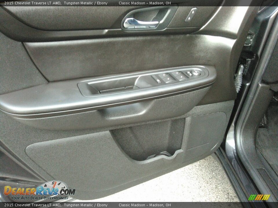 2015 Chevrolet Traverse LT AWD Tungsten Metallic / Ebony Photo #6