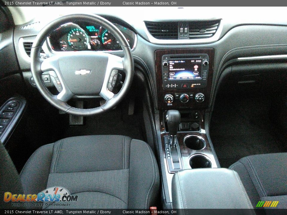 2015 Chevrolet Traverse LT AWD Tungsten Metallic / Ebony Photo #8