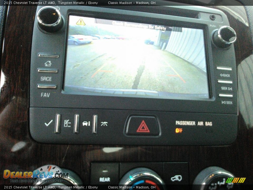 2015 Chevrolet Traverse LT AWD Tungsten Metallic / Ebony Photo #12