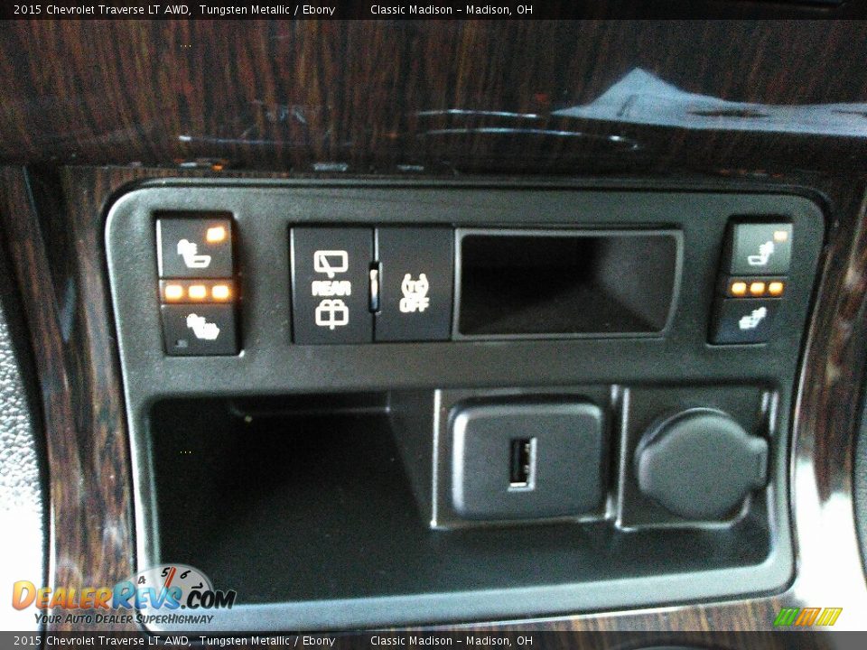 2015 Chevrolet Traverse LT AWD Tungsten Metallic / Ebony Photo #13