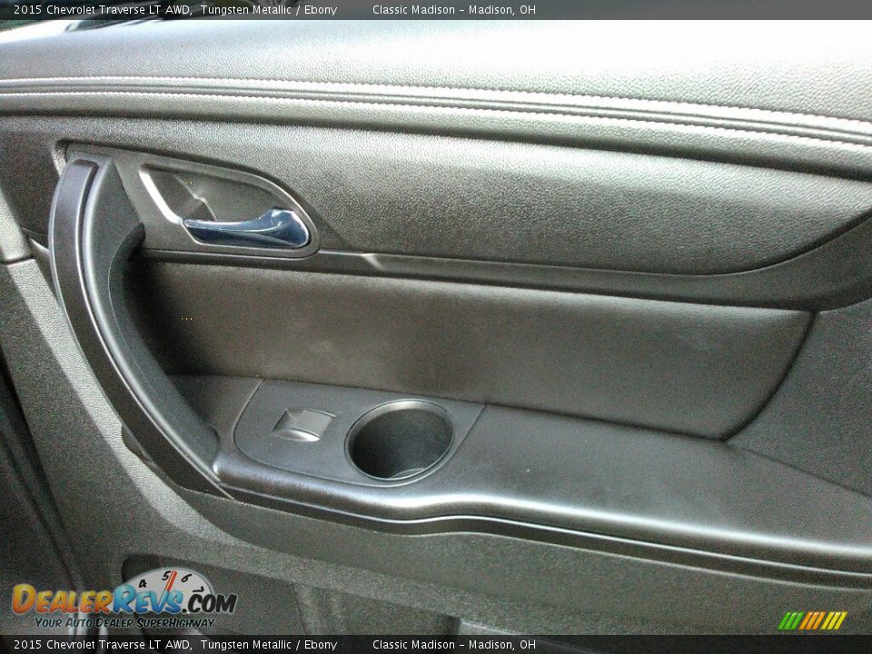 2015 Chevrolet Traverse LT AWD Tungsten Metallic / Ebony Photo #17