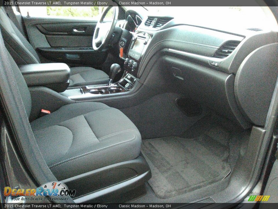 2015 Chevrolet Traverse LT AWD Tungsten Metallic / Ebony Photo #18