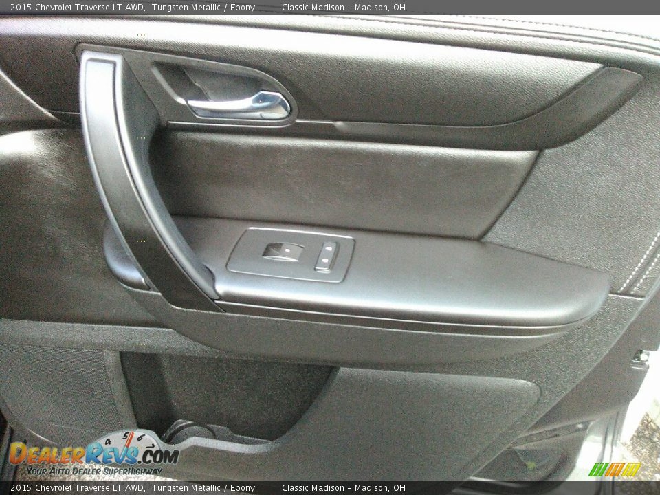 2015 Chevrolet Traverse LT AWD Tungsten Metallic / Ebony Photo #19