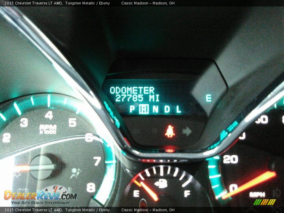 2015 Chevrolet Traverse LT AWD Tungsten Metallic / Ebony Photo #21