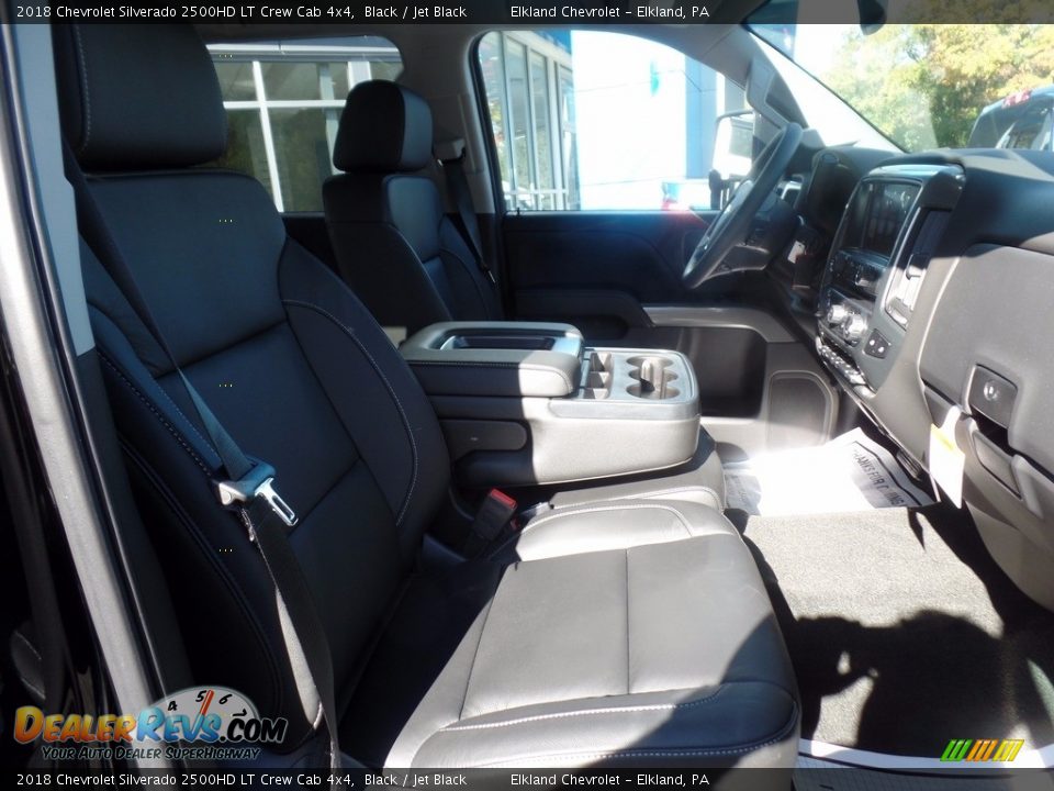 2018 Chevrolet Silverado 2500HD LT Crew Cab 4x4 Black / Jet Black Photo #13