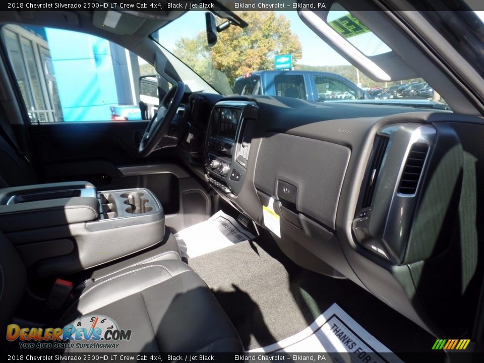 2018 Chevrolet Silverado 2500HD LT Crew Cab 4x4 Black / Jet Black Photo #14