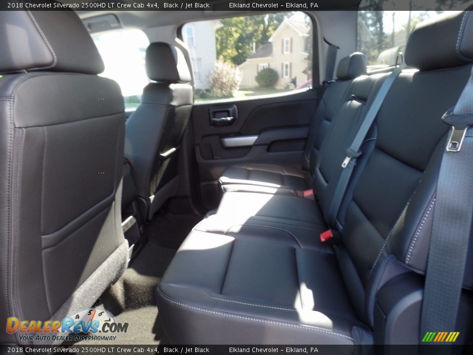 2018 Chevrolet Silverado 2500HD LT Crew Cab 4x4 Black / Jet Black Photo #17