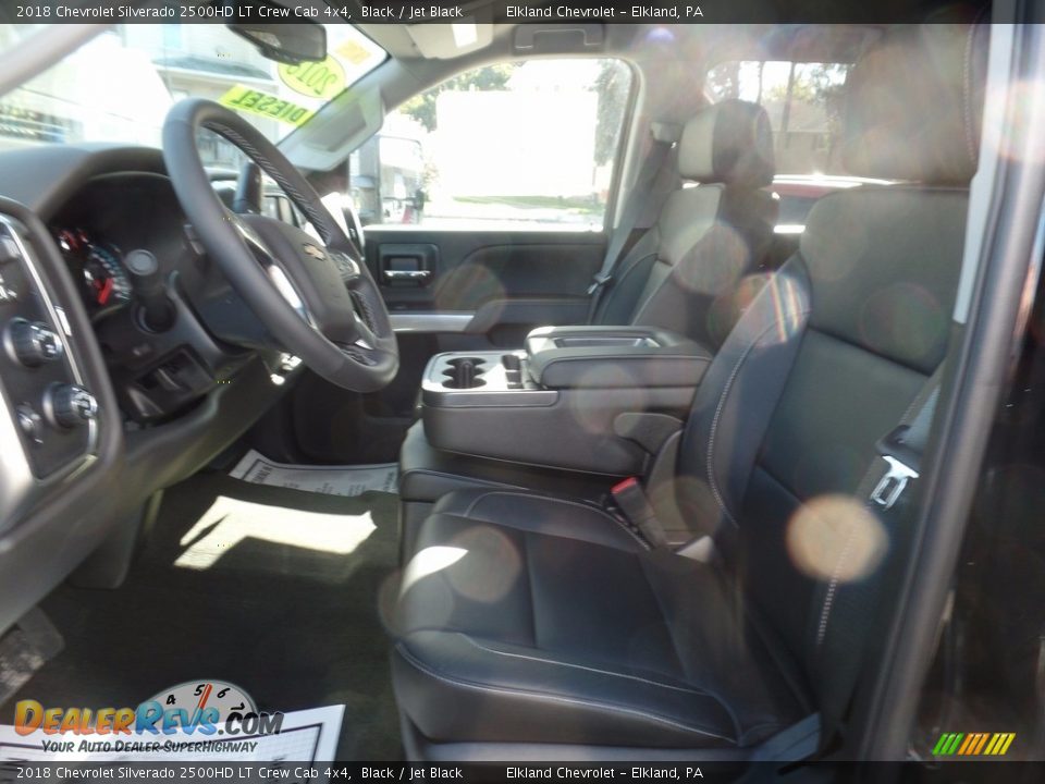 2018 Chevrolet Silverado 2500HD LT Crew Cab 4x4 Black / Jet Black Photo #18