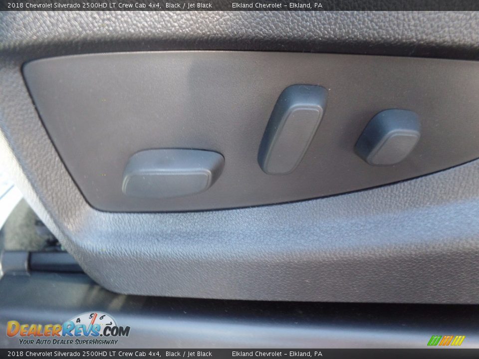 2018 Chevrolet Silverado 2500HD LT Crew Cab 4x4 Black / Jet Black Photo #21