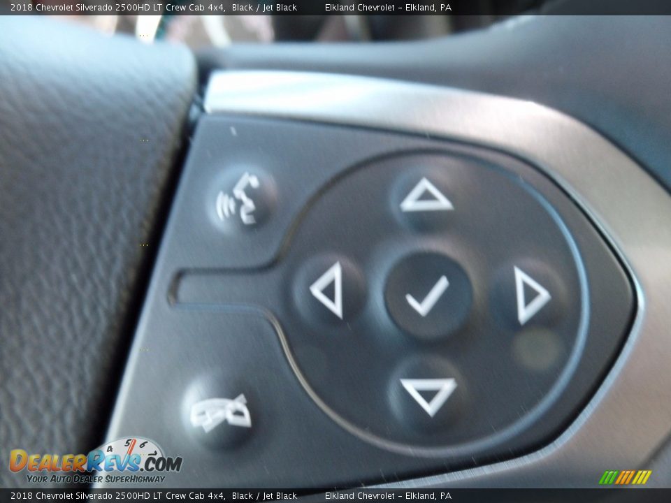2018 Chevrolet Silverado 2500HD LT Crew Cab 4x4 Black / Jet Black Photo #26