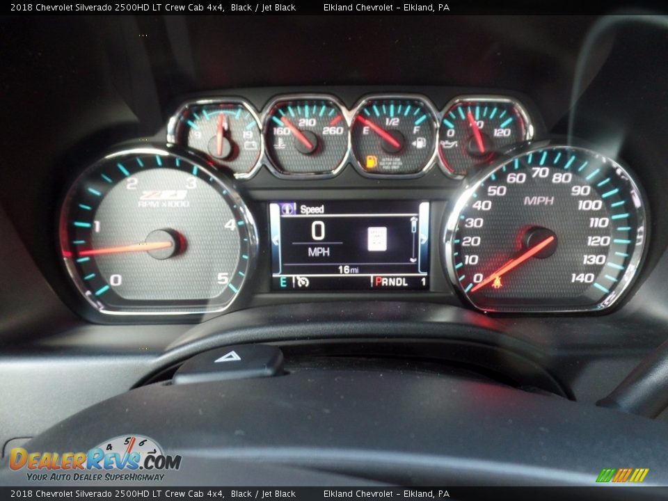 2018 Chevrolet Silverado 2500HD LT Crew Cab 4x4 Gauges Photo #28