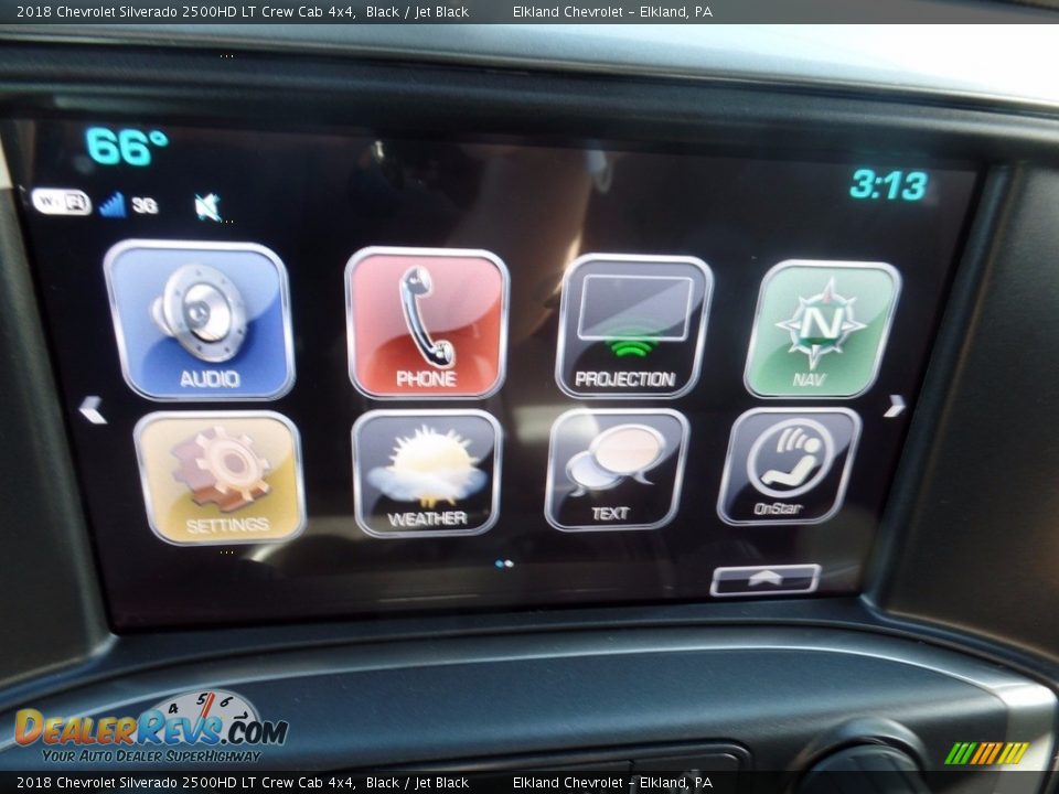 2018 Chevrolet Silverado 2500HD LT Crew Cab 4x4 Black / Jet Black Photo #29