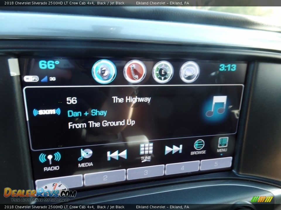 2018 Chevrolet Silverado 2500HD LT Crew Cab 4x4 Black / Jet Black Photo #30