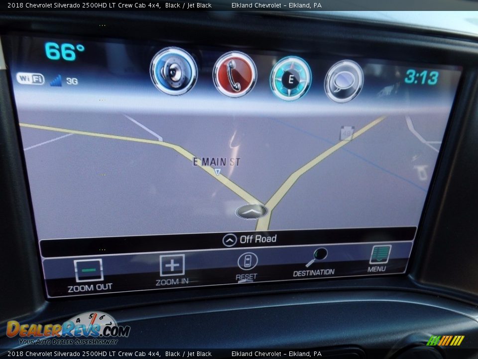 Navigation of 2018 Chevrolet Silverado 2500HD LT Crew Cab 4x4 Photo #31