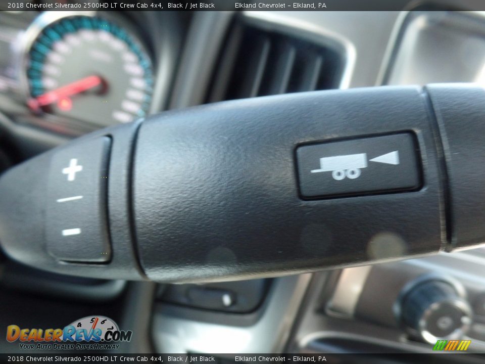 2018 Chevrolet Silverado 2500HD LT Crew Cab 4x4 Black / Jet Black Photo #35