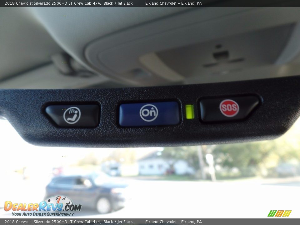 2018 Chevrolet Silverado 2500HD LT Crew Cab 4x4 Black / Jet Black Photo #36