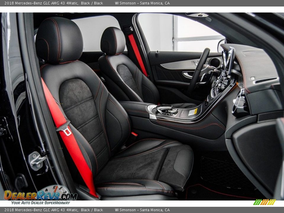 Black Interior - 2018 Mercedes-Benz GLC AMG 43 4Matic Photo #2
