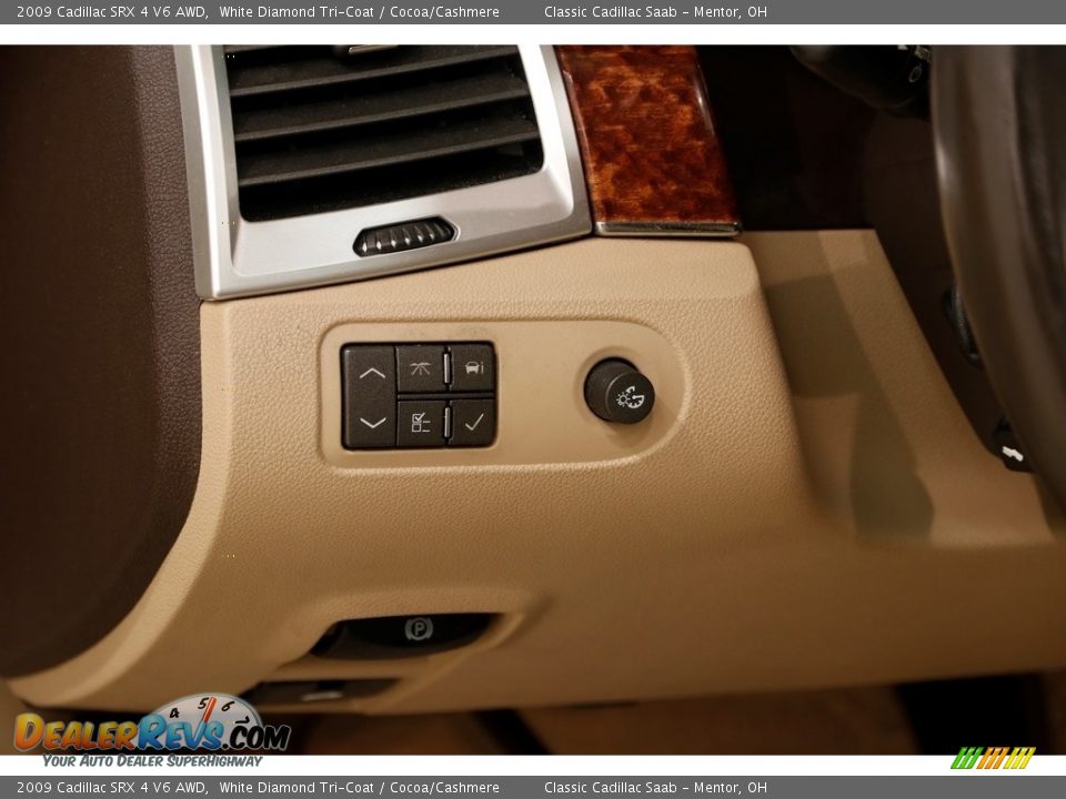 2009 Cadillac SRX 4 V6 AWD White Diamond Tri-Coat / Cocoa/Cashmere Photo #6