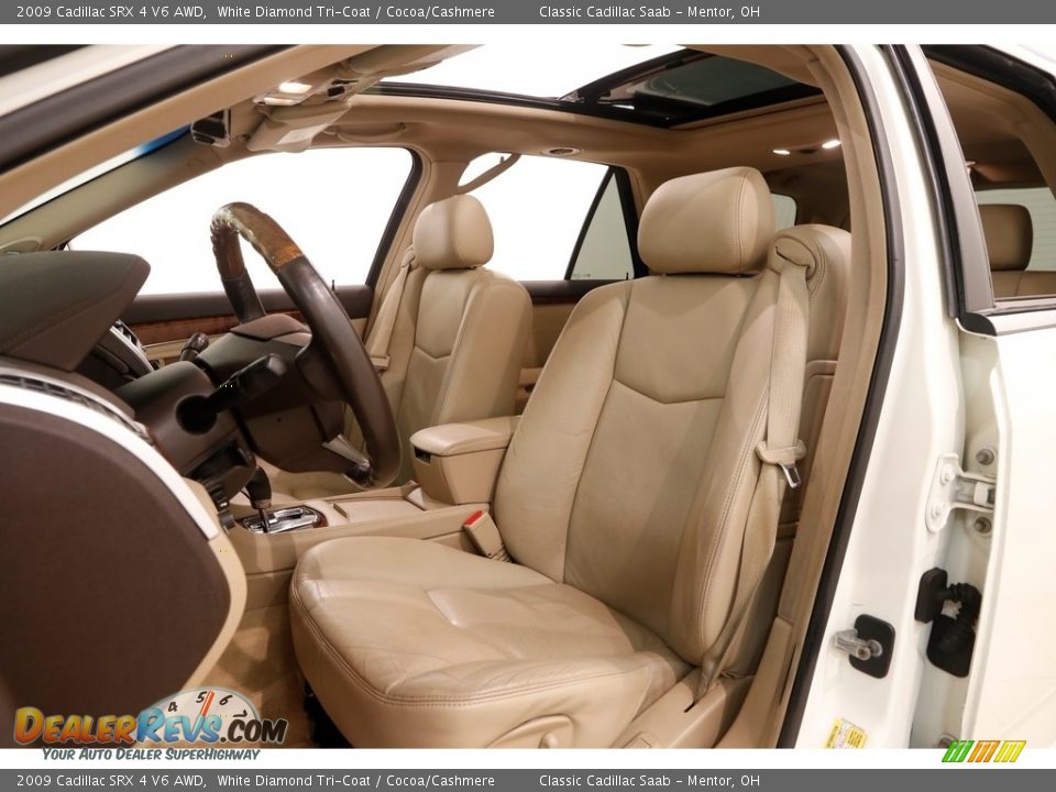 2009 Cadillac SRX 4 V6 AWD White Diamond Tri-Coat / Cocoa/Cashmere Photo #7