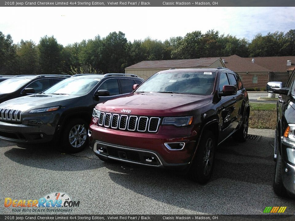 2018 Jeep Grand Cherokee Limited 4x4 Sterling Edition Velvet Red Pearl / Black Photo #1
