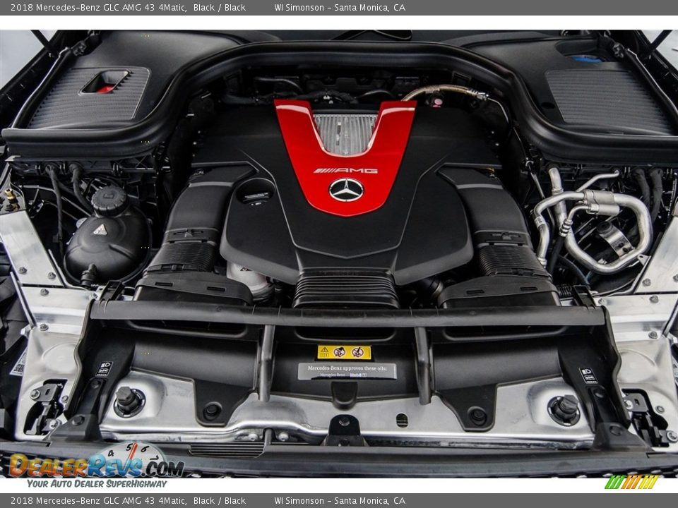 2018 Mercedes-Benz GLC AMG 43 4Matic 3.0 Liter AMG biturbo DOHC 24-Valve VVT V6 Engine Photo #8