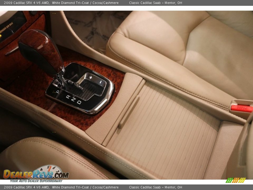 2009 Cadillac SRX 4 V6 AWD White Diamond Tri-Coat / Cocoa/Cashmere Photo #15