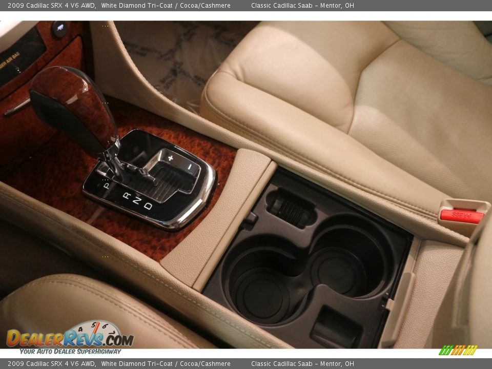 2009 Cadillac SRX 4 V6 AWD White Diamond Tri-Coat / Cocoa/Cashmere Photo #16
