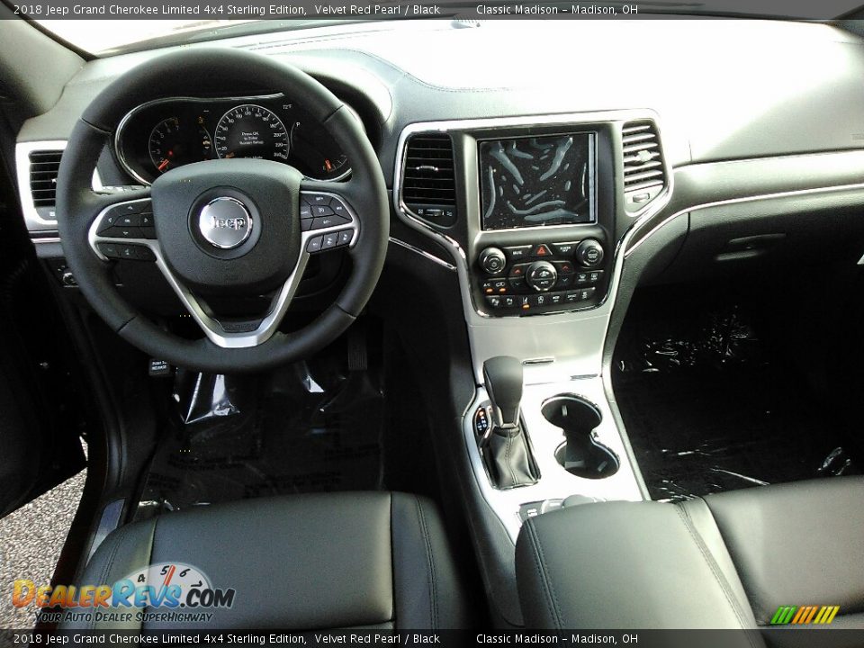 2018 Jeep Grand Cherokee Limited 4x4 Sterling Edition Velvet Red Pearl / Black Photo #8