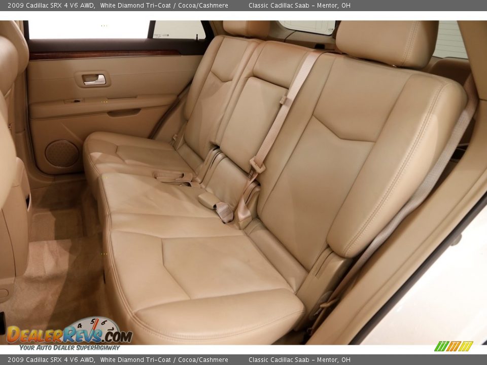 2009 Cadillac SRX 4 V6 AWD White Diamond Tri-Coat / Cocoa/Cashmere Photo #22
