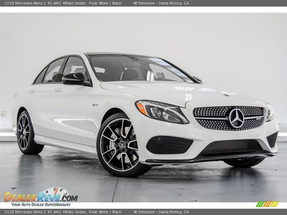 Front 3/4 View of 2018 Mercedes-Benz C 43 AMG 4Matic Sedan Photo #12