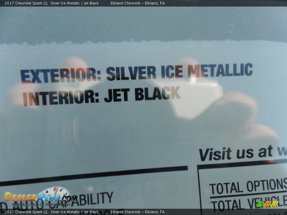 2017 Chevrolet Spark LS Silver Ice Metallic / Jet Black Photo #32