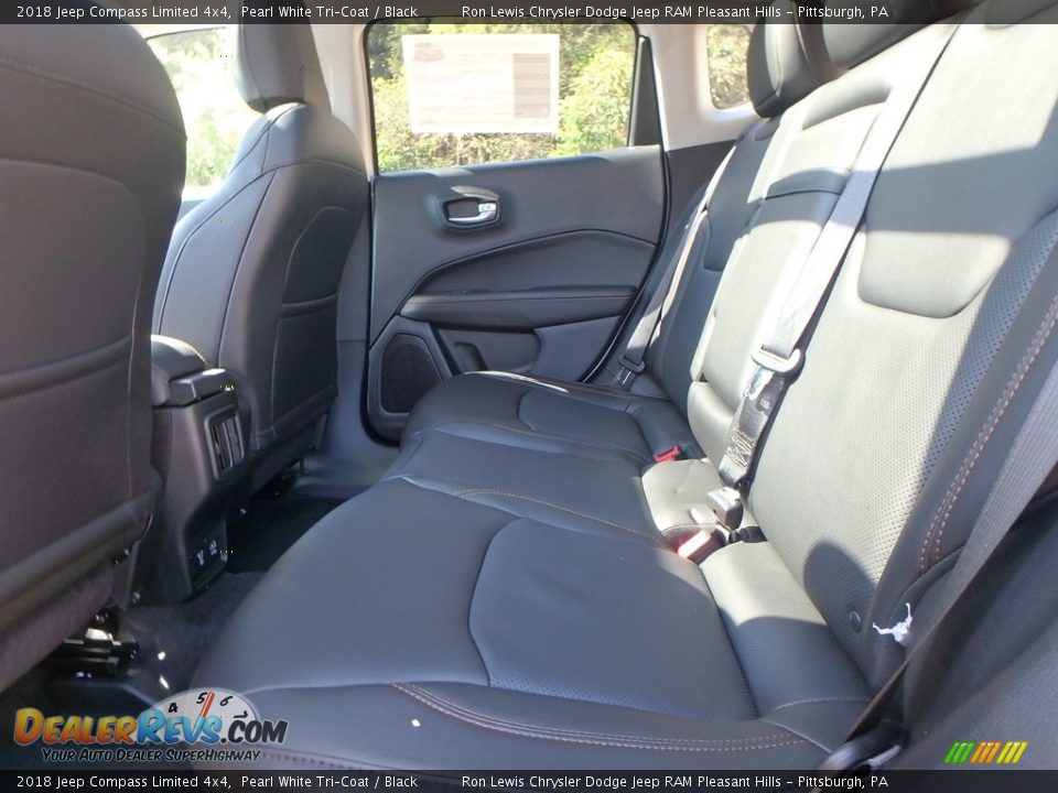 2018 Jeep Compass Limited 4x4 Pearl White Tri–Coat / Black Photo #11