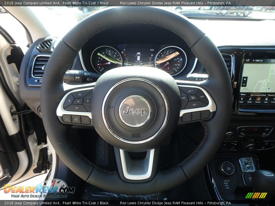 2018 Jeep Compass Limited 4x4 Steering Wheel Photo #20