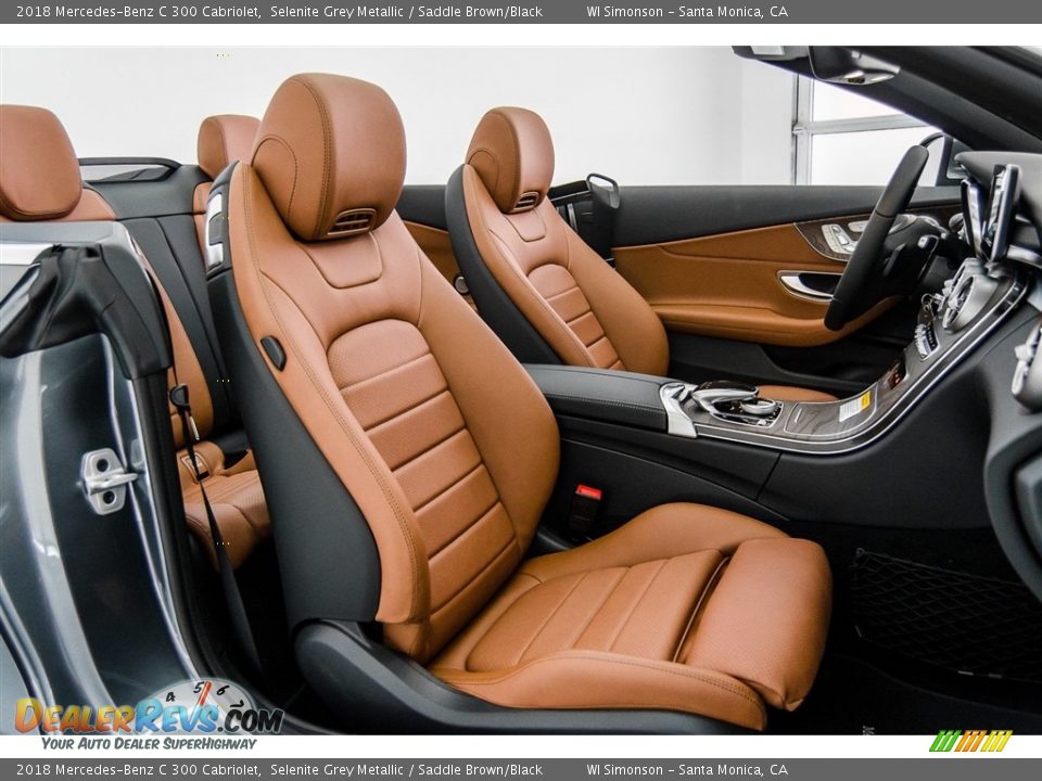 Saddle Brown/Black Interior - 2018 Mercedes-Benz C 300 Cabriolet Photo #2