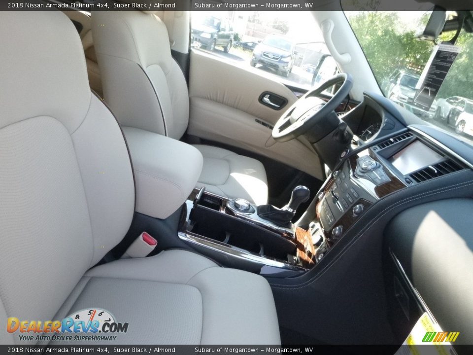 Front Seat of 2018 Nissan Armada Platinum 4x4 Photo #9