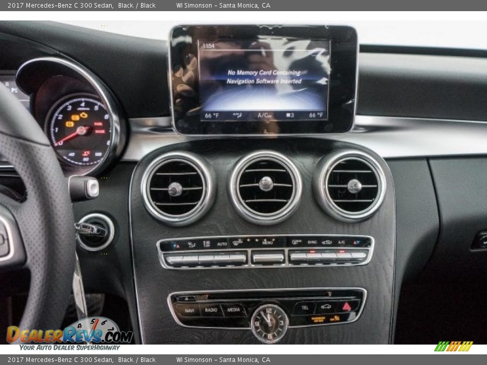 2017 Mercedes-Benz C 300 Sedan Black / Black Photo #7