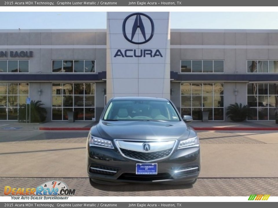 2015 Acura MDX Technology Graphite Luster Metallic / Graystone Photo #2