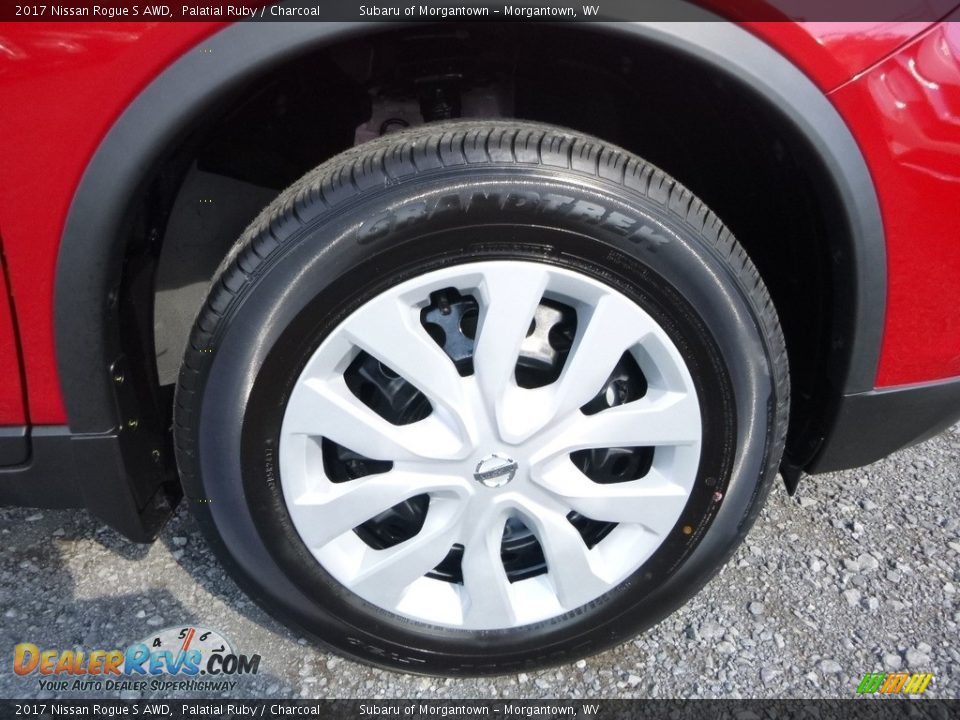 2017 Nissan Rogue S AWD Palatial Ruby / Charcoal Photo #2