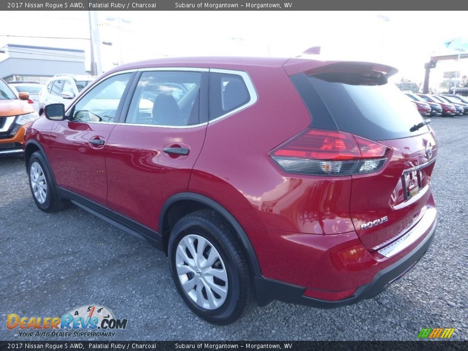 2017 Nissan Rogue S AWD Palatial Ruby / Charcoal Photo #6