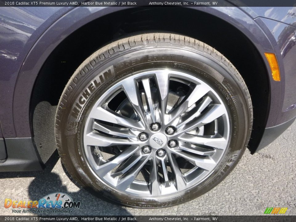 2018 Cadillac XT5 Premium Luxury AWD Harbor Blue Metallic / Jet Black Photo #2