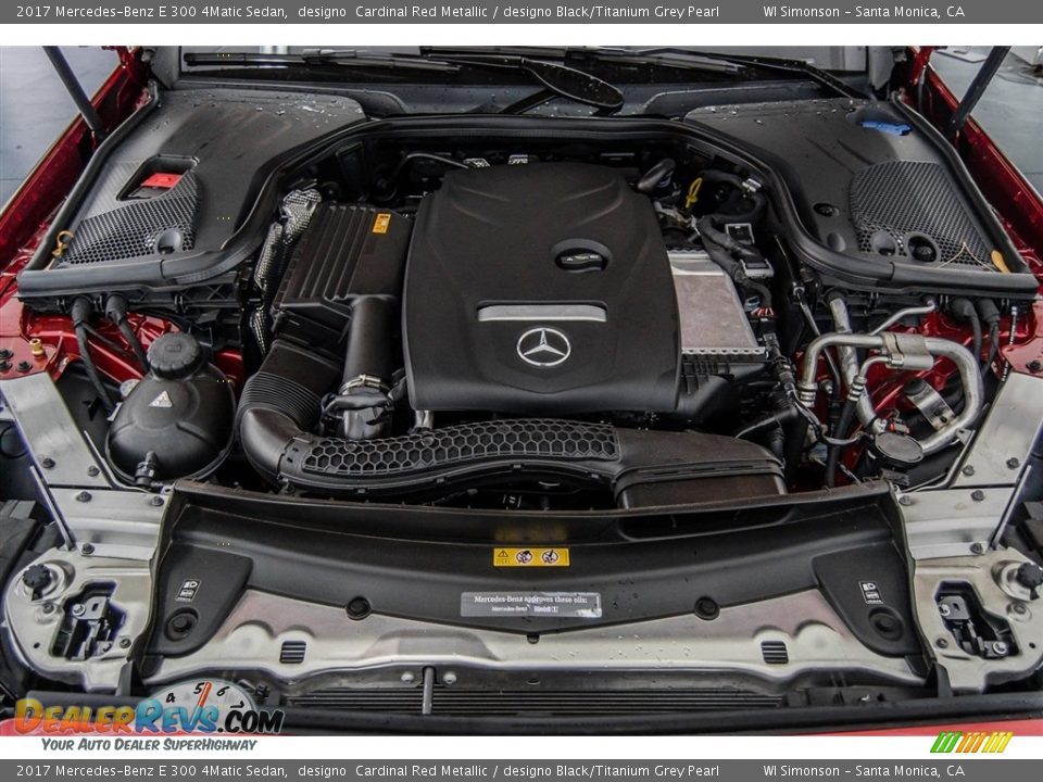 2017 Mercedes-Benz E 300 4Matic Sedan 2.0 Liter Turbocharged DOHC 16-Valve 4 Cylinder Engine Photo #8