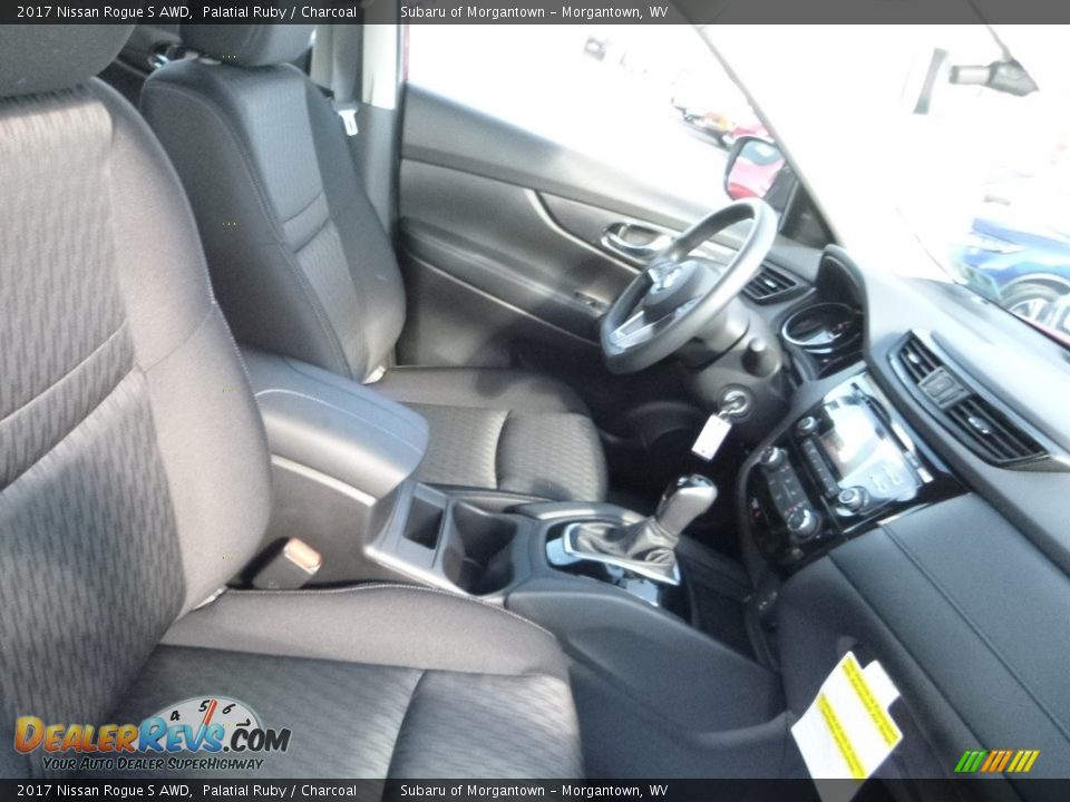 2017 Nissan Rogue S AWD Palatial Ruby / Charcoal Photo #11