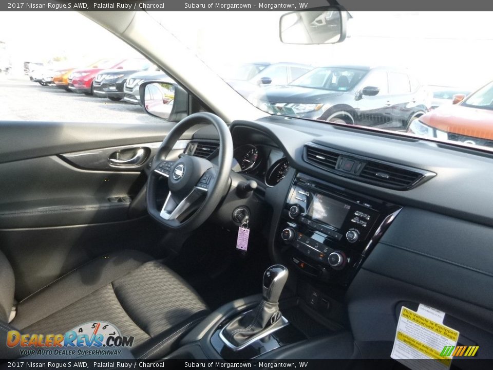 2017 Nissan Rogue S AWD Palatial Ruby / Charcoal Photo #12