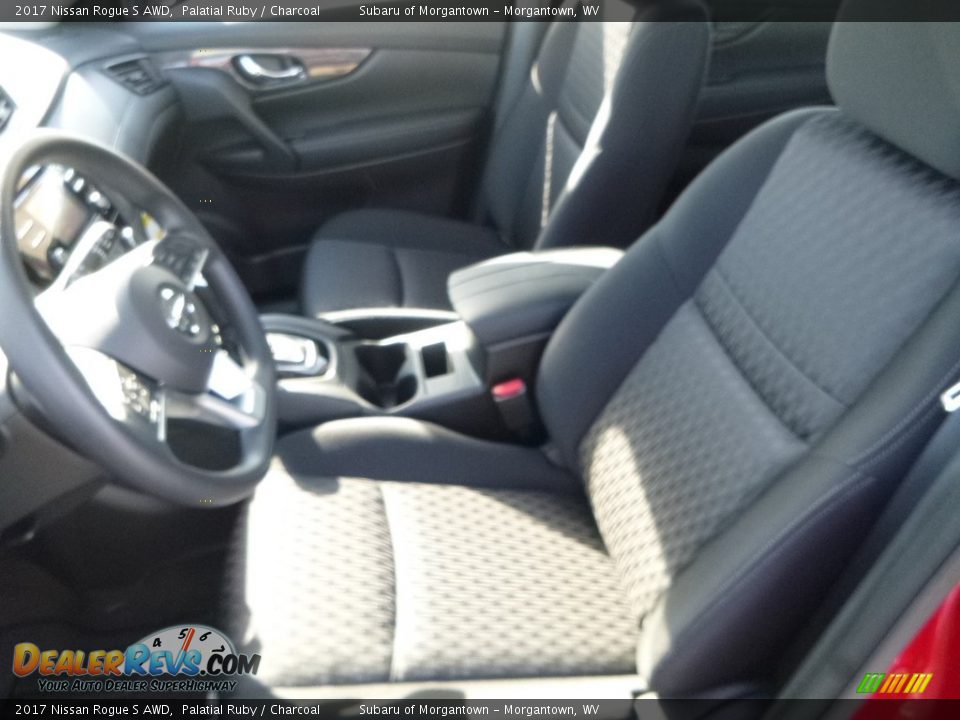 2017 Nissan Rogue S AWD Palatial Ruby / Charcoal Photo #14