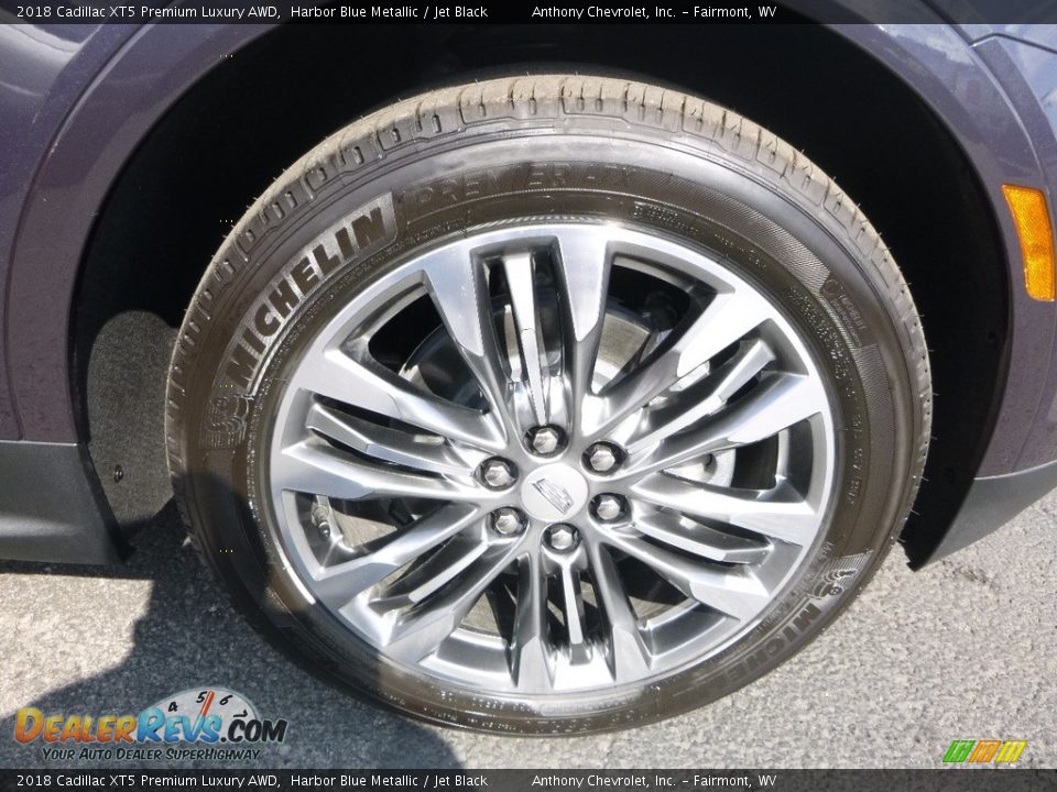 2018 Cadillac XT5 Premium Luxury AWD Harbor Blue Metallic / Jet Black Photo #9